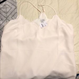White camisole tank top by J. Crew.